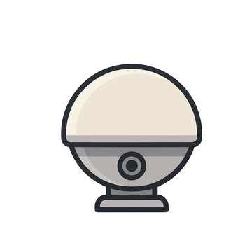 Stylized security camera icon
