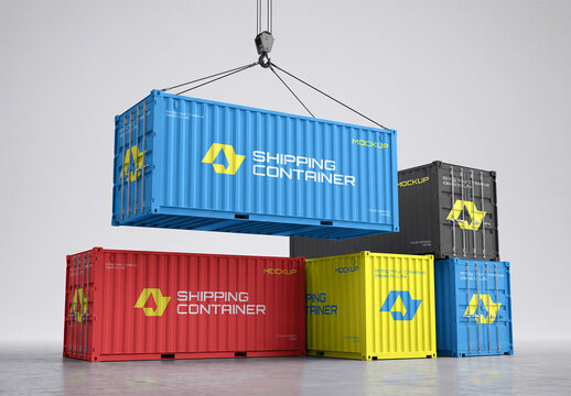 Shipping Container Mockup