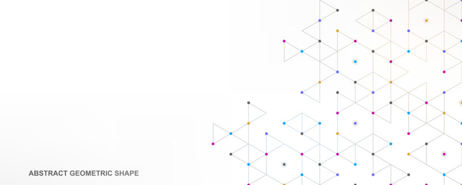 Abstract vector background with a geometric pattern of triangle shapes. Graphic design element 