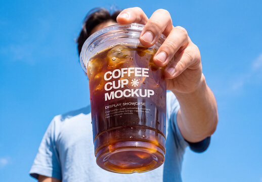 Plastic Coffee Cup Mockup