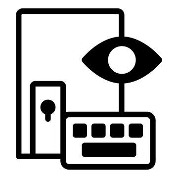 rootkit glyph icon vector illustration isolated on white background