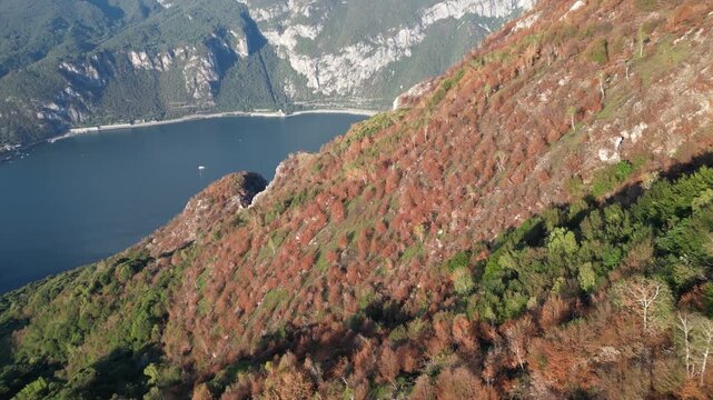 Drone Video of Monte Moregallo After the 2026 Wildfire