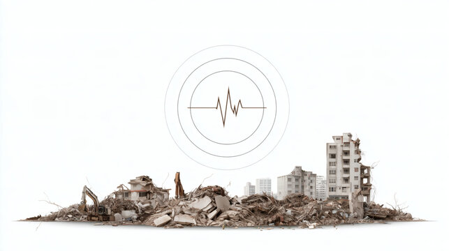 Gr&aacute;fica de un terremoto