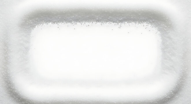 Minimalist empty modern frame on clean surface