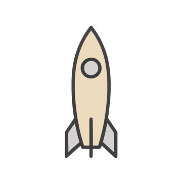 Illustration of a simple rocket