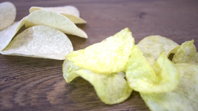 Potato Chips Compared by Shape, Curvature and Surface Texture