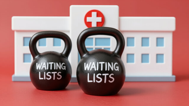 A long waiting list at the local hospital. Healthcare overload, patient care challenges and medical system capacity. Hospital management, policy discussions and health service analytics.