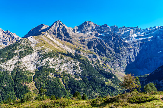 The Cirque de Gavarnie is a cirque in the central Pyrenees, in Southwestern France, close to the border of Spain