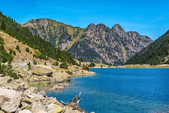 Lac de Gaube, Gaube Lake is a lake in the French Pyrenees, near the town of Cauterets in France
