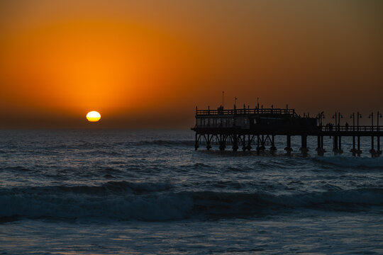 Namibian Sunset Pier