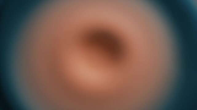 Visual Content Scene Exploring a Circular Blur Setting in Soft Tones