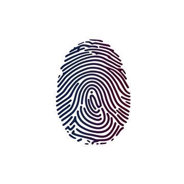 Biometric fingerprint scan icon for mobile payment authentication