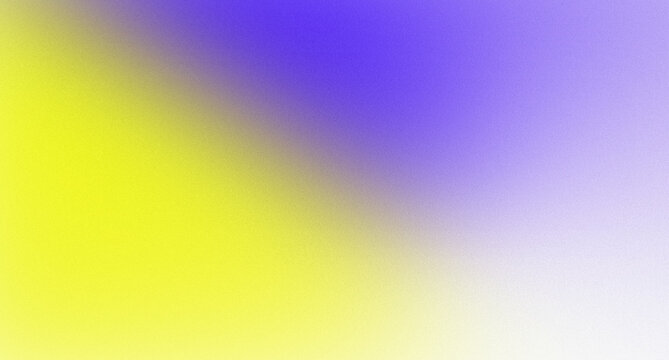 Abstract gradient background with soft yellow and purple colors and a grainy texture effect