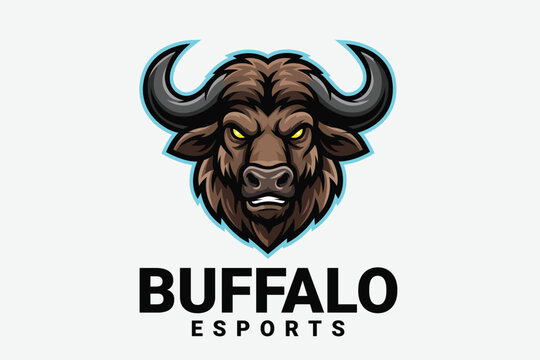 Buffalo Mascot Logo