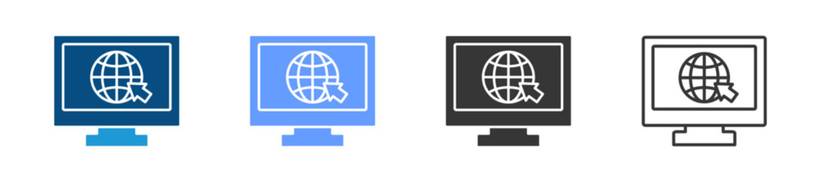 CLICK icon set multiple style collection