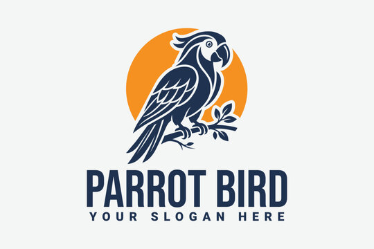 Parrot Bird Logo Design