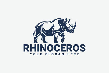 Rhinoceros Logo Design © shazia