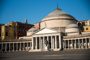Basilica san francesco di paola, piazza del plebiscito, naples © Morgan Capasso