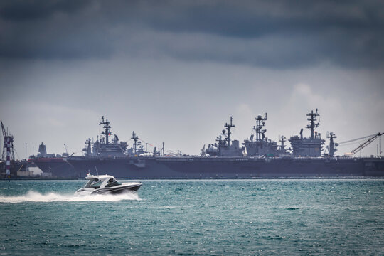 Norfolk Harbor Scene 1