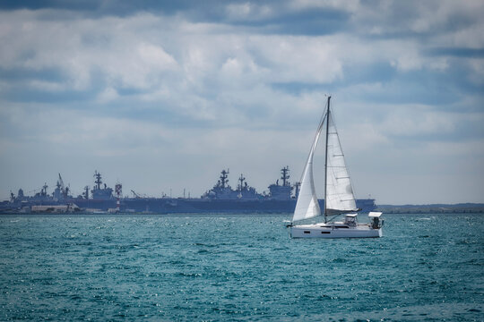Norfolk Harbor Scene 2