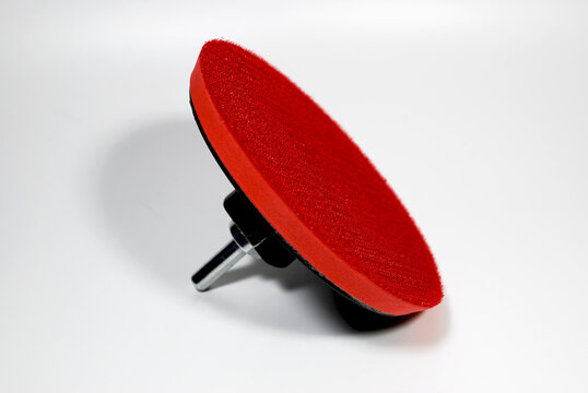 backing pad (base) with hook-and-loop fastening and an adapter for a drill or angle grinder