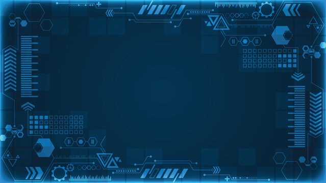 Background featuring a modern technology interface concept.