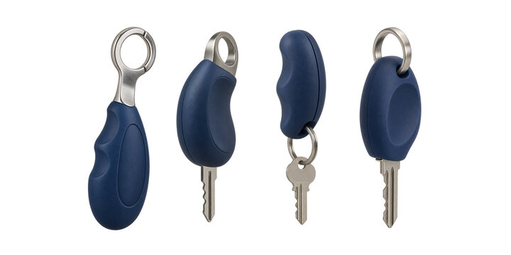 Ergonomic key turner product set isolated on transparent background
