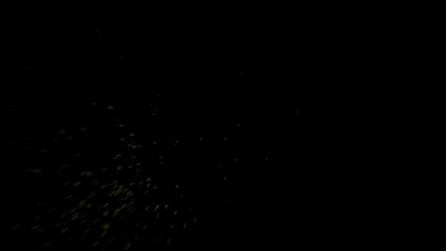 三色の光が爆発する背景