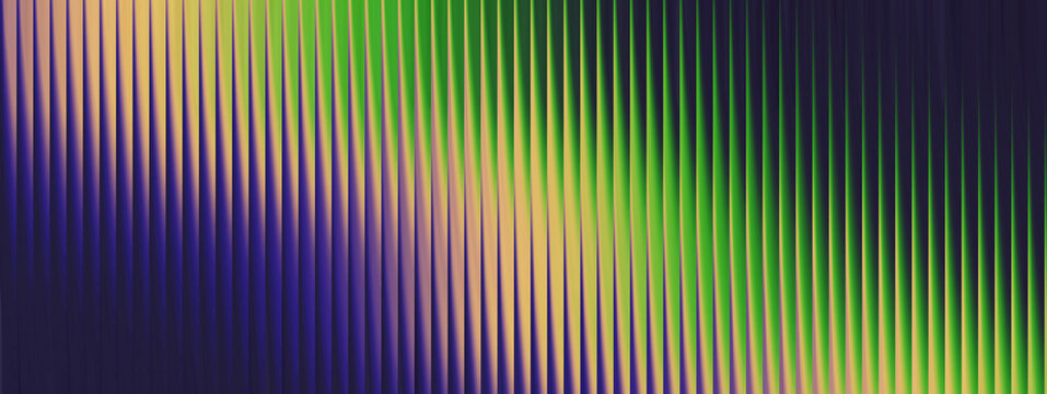 Abstract background with vertical gradient stripes in shades of green purple