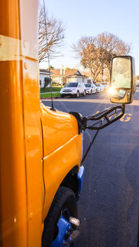 School Bus in the Morning