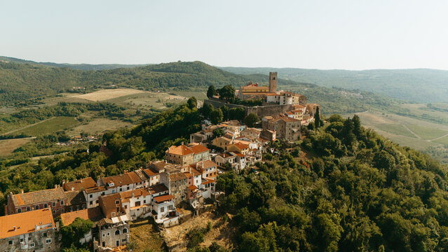 Medieval Hilltop Town in Istria
