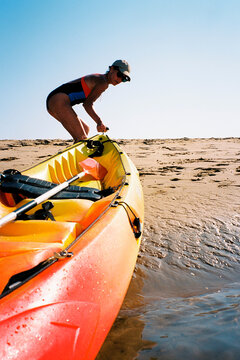 Kayak at Shoreline