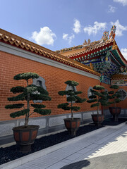 The Tai Hong Kong White Jade Shrine in Bangkok was built to honor His Majesty the King’s 72nd birthday. It is a sacred place known for its elegant white jade statue and peaceful atmosphere. © thanjira.j