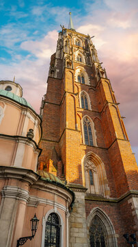 St John the Baptist Cathedral on Ostrow Tumski in Wroclaw