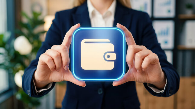Wallet icon for personal finance and everyday payments connects household budgeting with spending decisions and the money available to cover purchases and recurring expenses