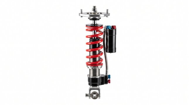 Adjustable racing coilover suspension shock absorber