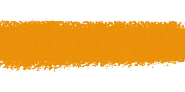 Warm golden orange horizontal paint stroke with textured, uneven edges, ideal for elegant design, isolated on transparent background, evoking a rich and inviting mood.