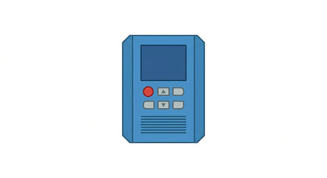 ​Industrial control panel icon 2d illustration isolated on white background
