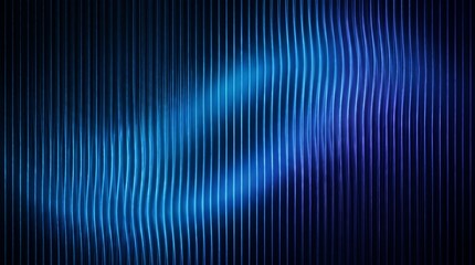 Fototapeta premium Abstract blue wave vertical lines