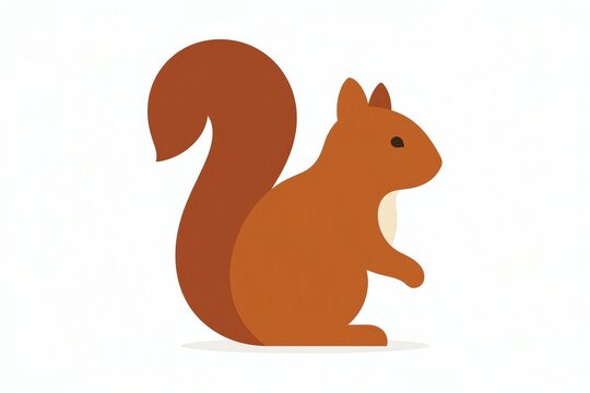 vector illustration of a squirel