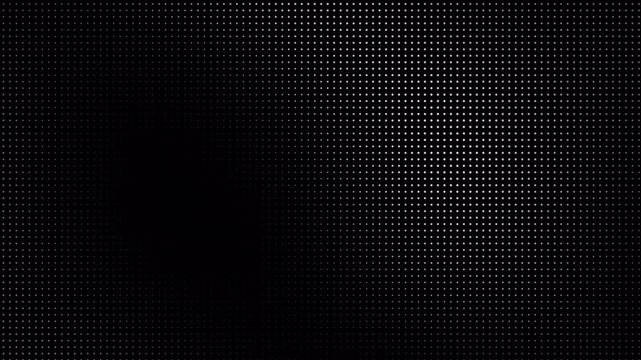 Abstract digital pattern with Transparent  and white square grid pixels forming a textured mesh design