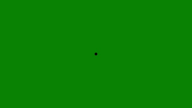 Dynamic radial circle zoom transition and expanding ring motion effect on green screen 4K