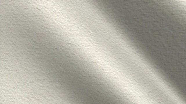 Watercolor Paper Waves Flowing in a Seamless Looped Motion with Artistic Surface Texture and Premium Creative Material Design for Elegant Backgrounds