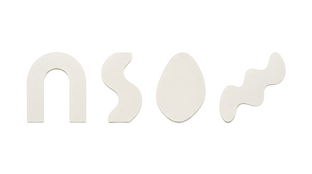 Minimal Neutral Organic Paper Shape Collection