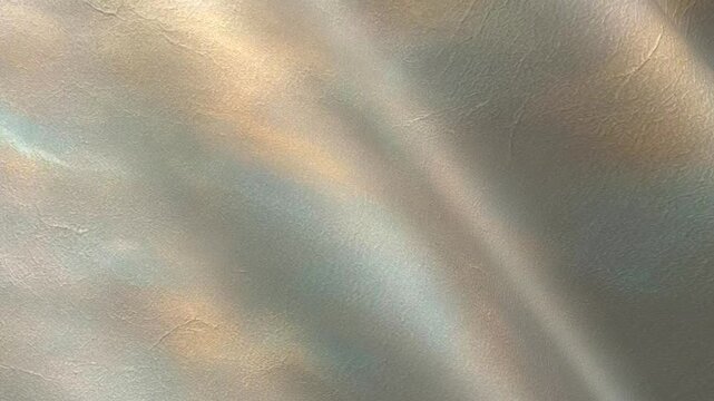 Iridescent Paper Waves Flowing in a Seamless Looped Motion with Shimmering Surface Texture and Refined Creative Material Character for Premium Backgrounds