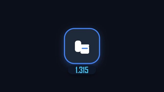 Neon Pulse Thumbs-Up Like Icon