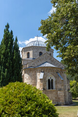 Stone dome and apse of medieval Gradac Monastery church © mitarart