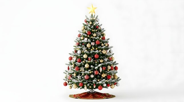 A beautifully decorated christmas tree stands as a central symbol of joy tradition and festive celebration during the holiday season