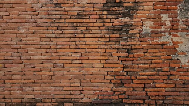 Wide landscape of the massive weathered red-brick wall and pagodas at Prasat Nakhon Luang in Ayutthaya, Thailand. Clear day, immaculate view. 05 Sep 2026 , 15:00