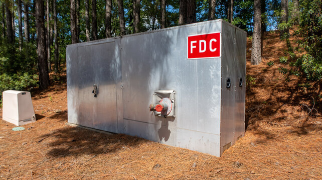 Aluminum Backflow Preventer Hot Box Enclosure Fire Department Connection FDC Commercial Utility